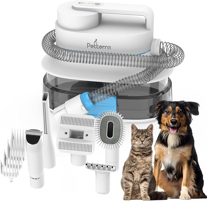 FurCare Pro 3-in-1 Grooming Kit with Vacuum Suction (99%), 4L