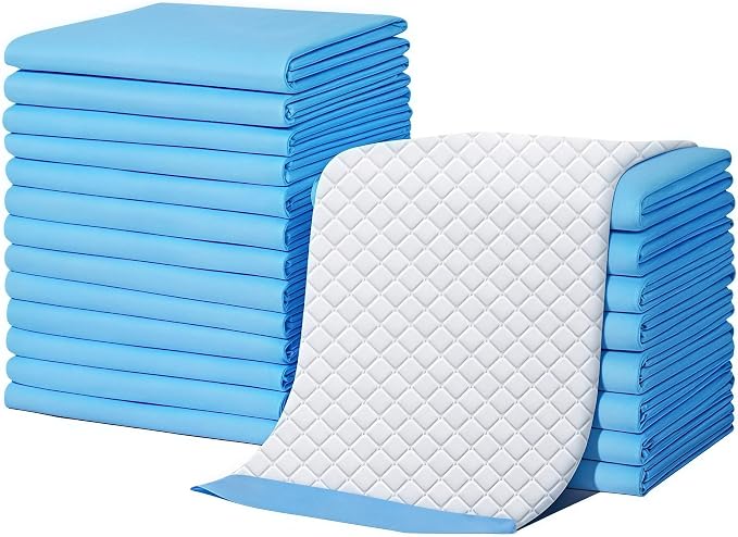 dog pee pad - Medium (23.5" x 17.5") | 6-Layer Leak-Resistant Design | High-Capacity Absorbent Core & Quick-Dry Surface (Medium, Count, 100)