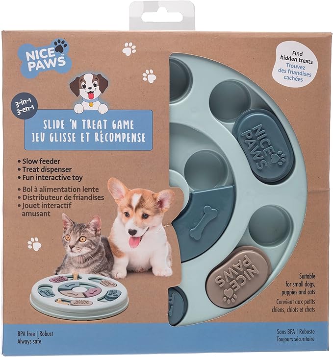 Dog Puzzle Feeder - Brain-Boosting IQ Toy & Slow-Feed Dog Feeding Puzzle - Durable, Non-Toxic, & Stimulating Fun for Pets
