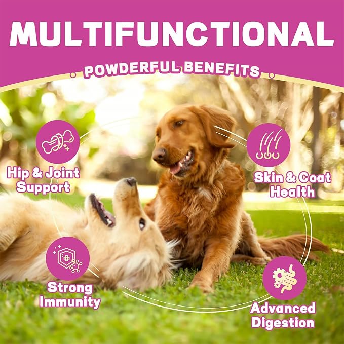 NutriTrail Multivitamin for Dogs – 10-in-1 Soft Chews with Glucosamine, Probiotics, Omega-3, Vitamins & Minerals – Supports Hip & Joint, Digestion, Skin & Coat, and Immune Health – Chicken, 120 Ct