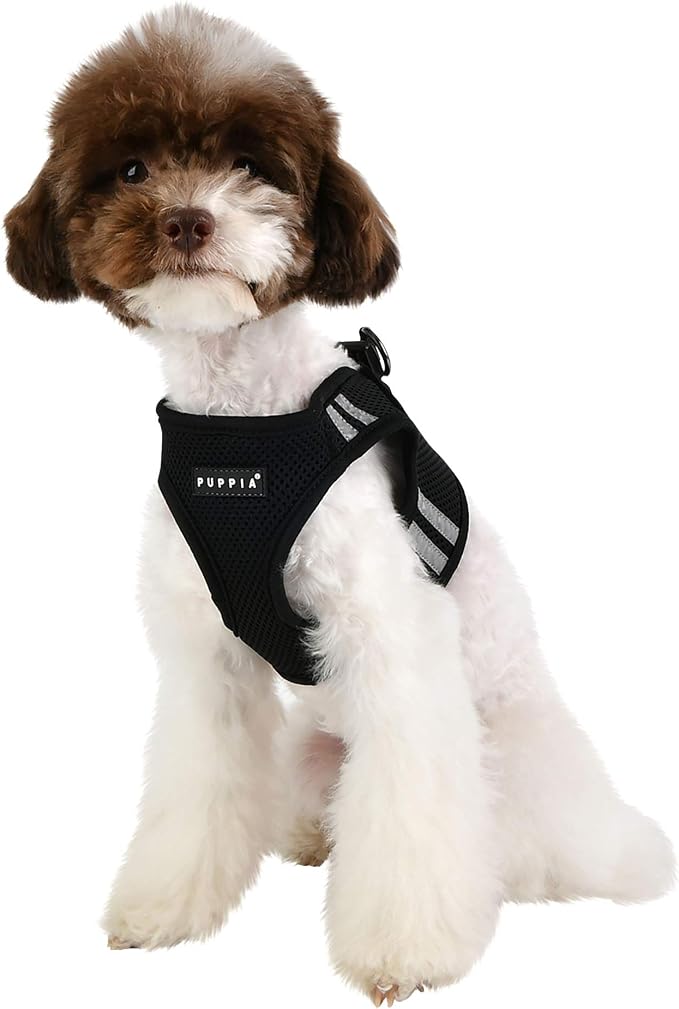 Puppia Soft Vest Harness Pro - Black - L