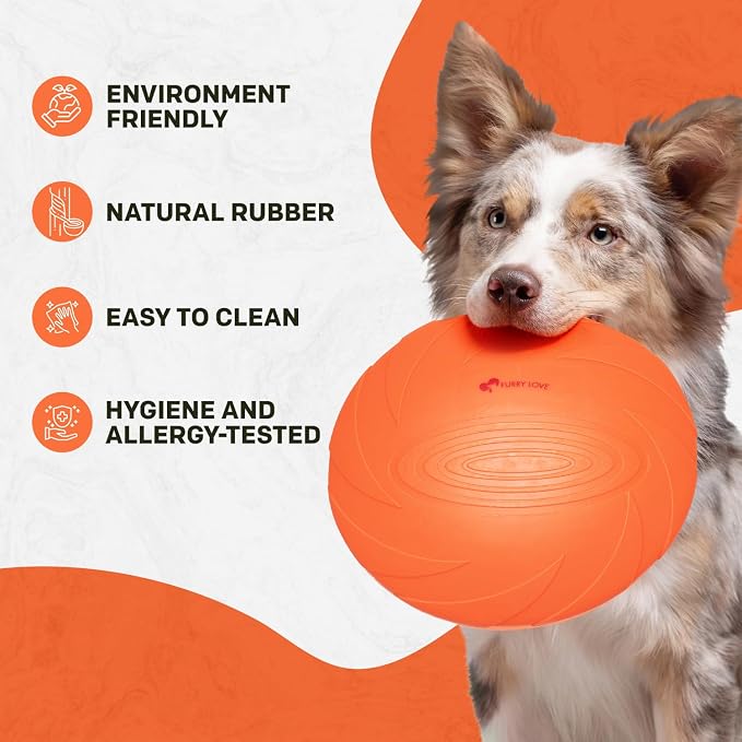 Flippy Flopper Dog Frisbee, Floating