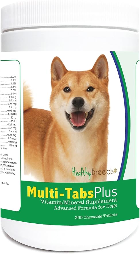 Healthy Breeds Shiba Inu Multi-Tabs Plus Chewable Tablets 365 Count