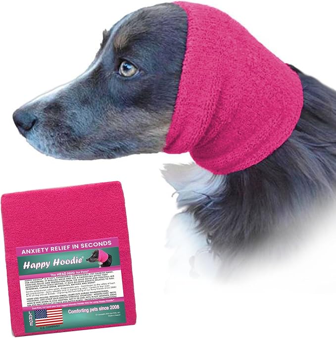 Happy Hoodie The Original Dog & Cat Calming Band for Noise & Anxiety Relief