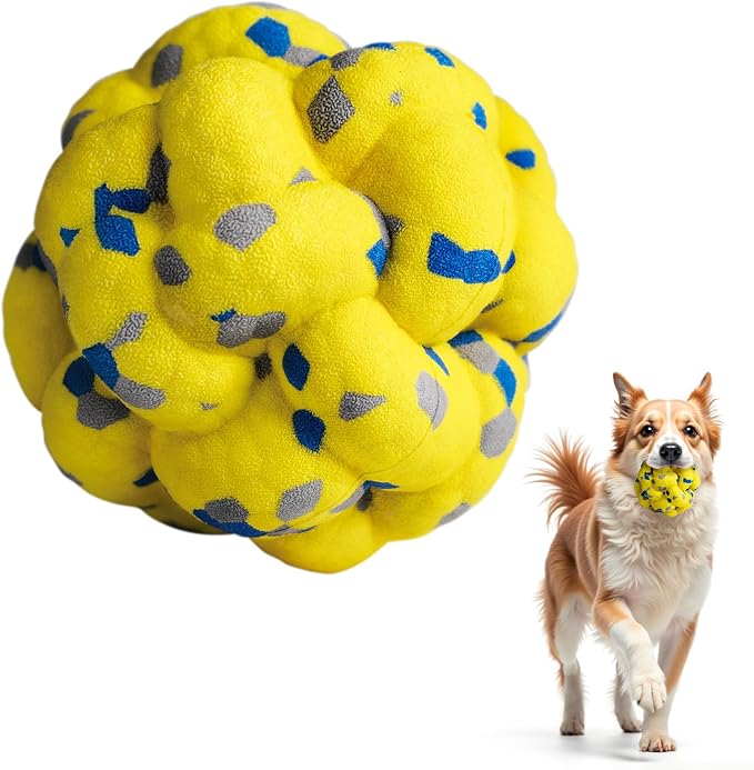Moonorange Upgrade Dog Ball, Floating, Yellow