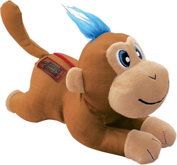 KONG Cozie Ultra Monkey Dog Toy, Large, Brown