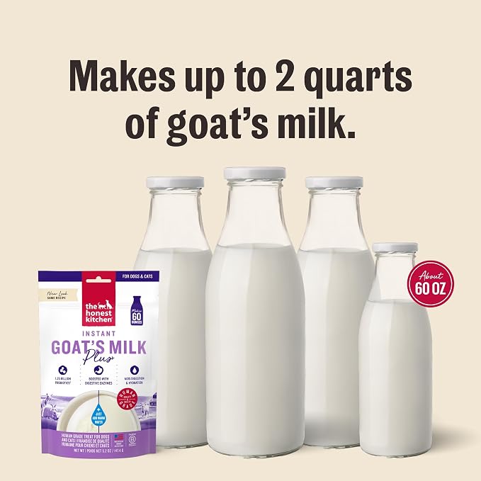 Honest Kitchen Instant Goat's Milk with Probiotics - 5.2 oz