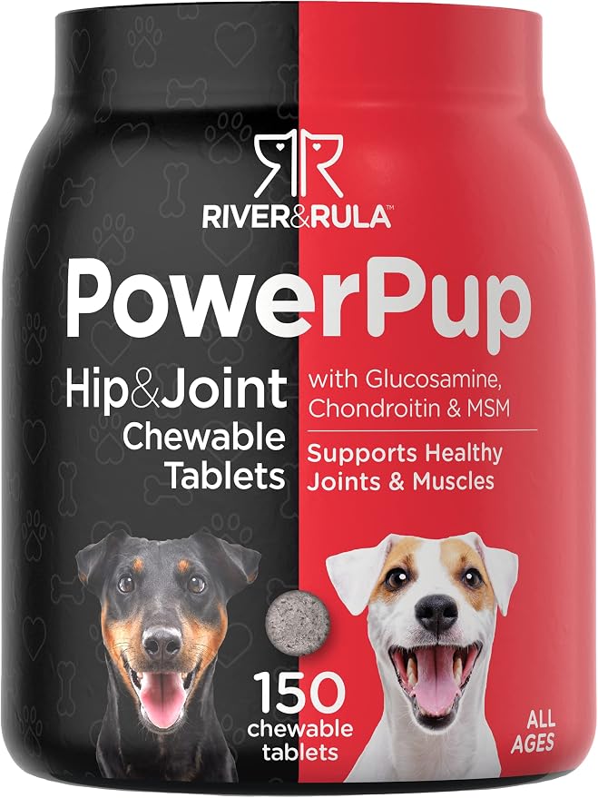 Horbaach Glucosamine for Dogs with Chondroitin & MSM | 150 Chews