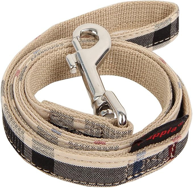 Puppia Authentic Junior Lead, Medium, Beige