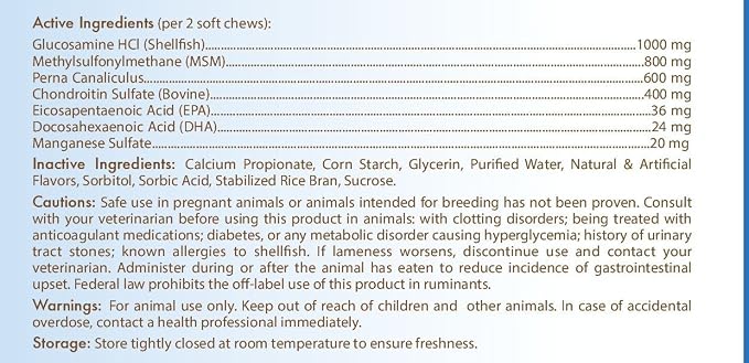 Healthy Breeds Utonagan Z-Flex Max Hip and Joint Soft Chews 50 Count