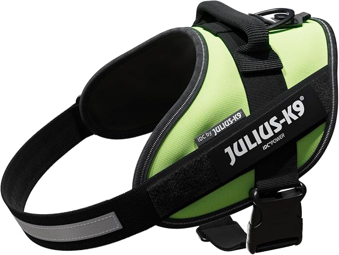 Julius-K9, 16IDC-NE-0, IDC Powerharness, Dog Harness, Size: 0, Neon Green