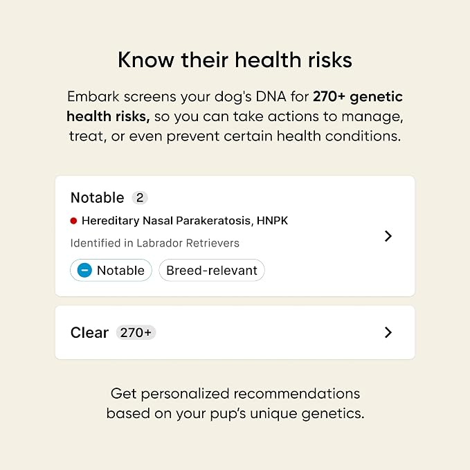 Embark Breed & Health Dog DNA Test