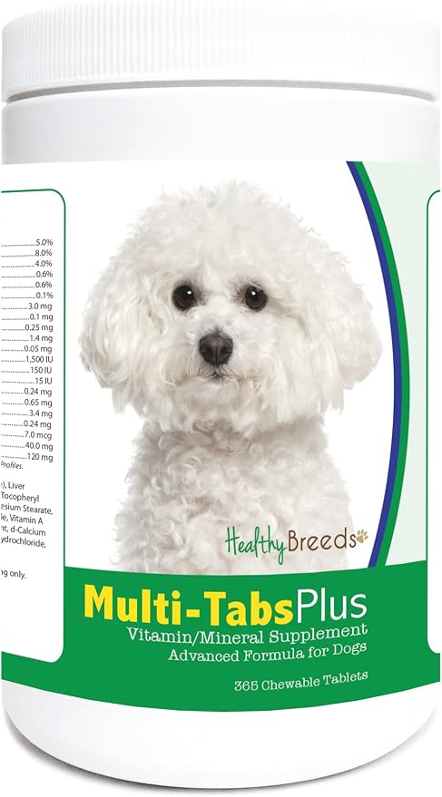Healthy Breeds Bichon Frise Multi-Tabs Plus Chewable Tablets 365 Count