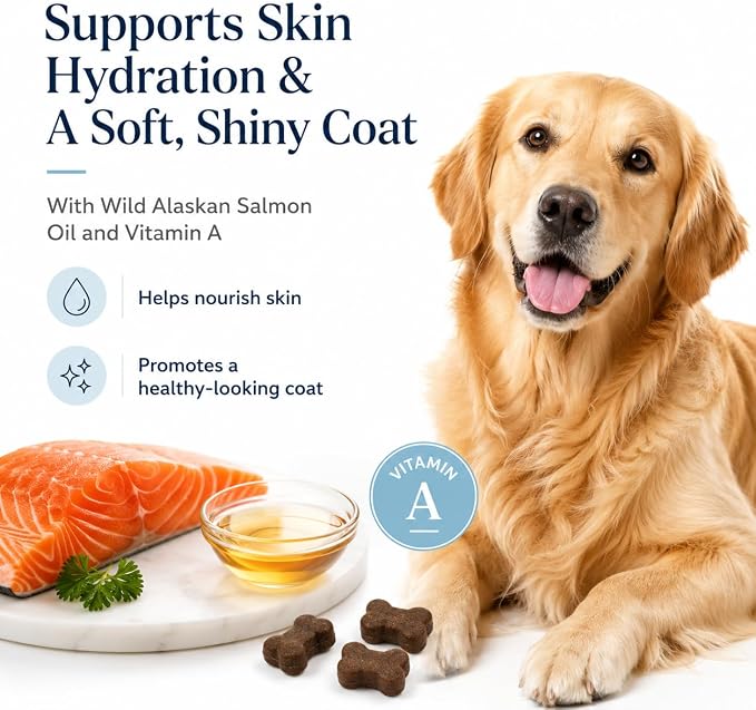 Dog is Daily Multivitamin, Skin & Coat, Hip & Joint, Digestive & Immune Wellness, 60 Chews