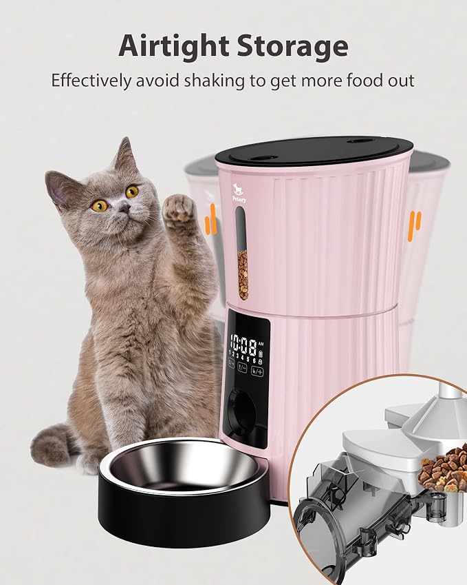 Petory Timed Automatic Cat Feeders, 4L