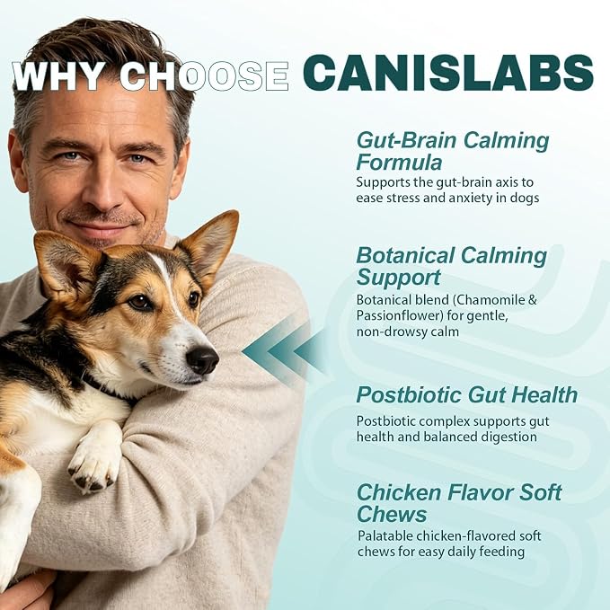 Calmaxis Chews for Dogs, Calming Chews for Dogs, Chicken Flavor - 60 chews