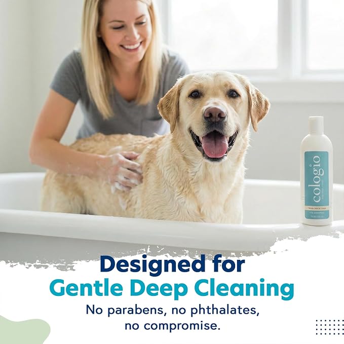 Dog Shampoo with Manuka Honey, Moisturizing Dog Shampoo for Sensitive and Dry Itchy Skin, Shampoo for Dogs with Allergies and Dry Skin, Odor Eliminator, Paraben-Free, Made in USA 16 oz