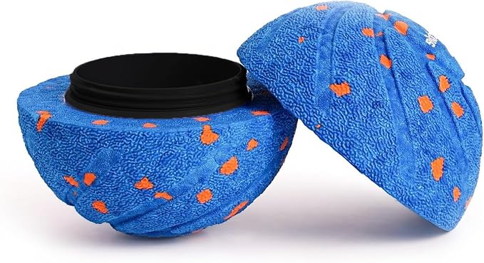 T02 Replacement Dog Ball Shell, 82mm, 90g Lightweight, Blue | Removable Motor Compatible, 2-in-1 Fetch & Throw Toy, Medium & Large Dogs, Easy to Throw, Indoor & Outdoor Play