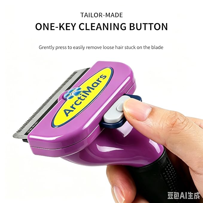 One Key Self Cleaning Pet Brush, 2 in