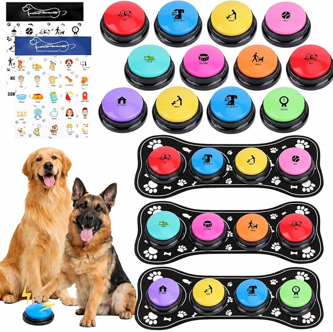 Dog Talking Buttons for Communication, 12 Pcs