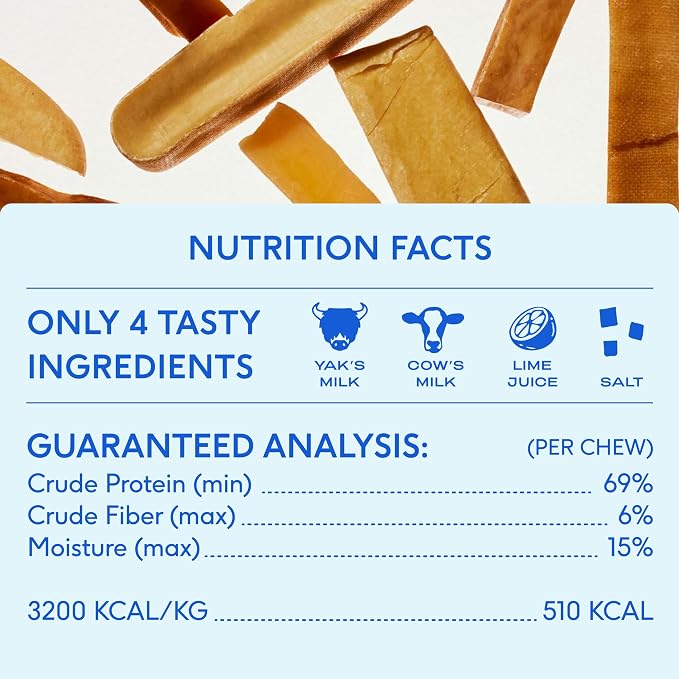 Native Pet Dog Allergy Chews (60 Count) & Yak Chews for Dogs (5 Small Count) - Natural Dog Skin Itchiness Aid and All Natural Dental Sticks Made with Yak Cheese for Aggressive Chewers