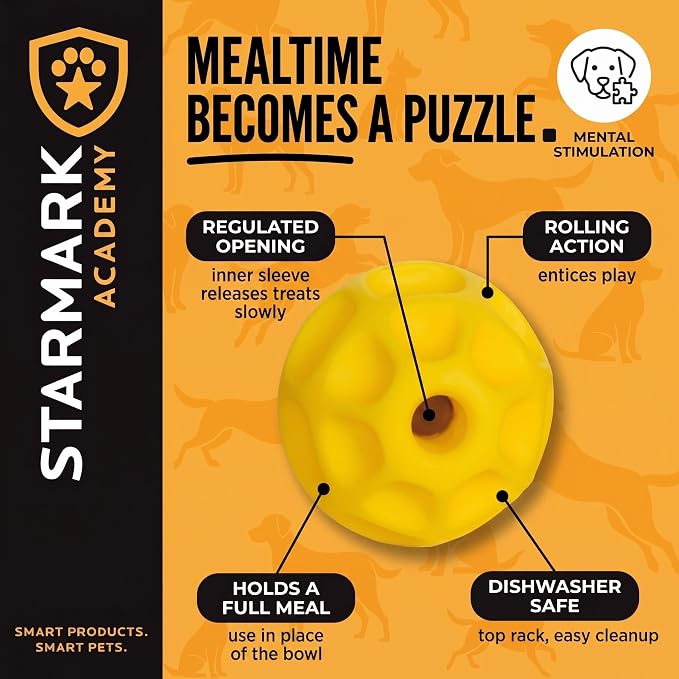 Starmark Treat Dispensing Tetraflex Dog Toy Large