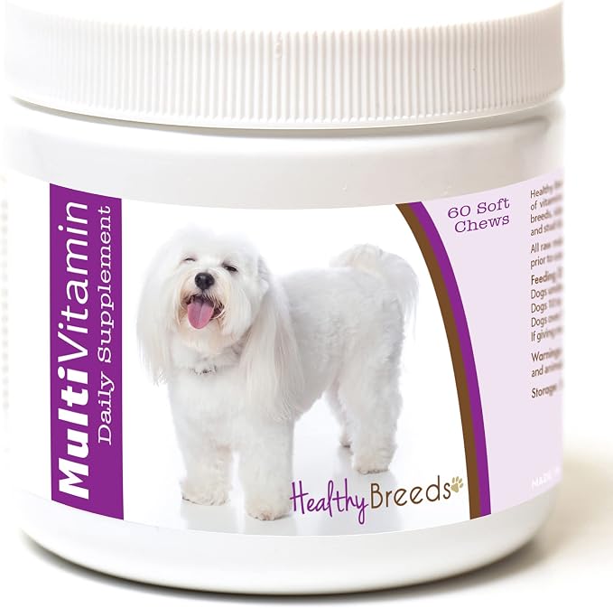 Healthy Breeds Coton de Tulear Multi-Vitamin Soft Chews 60 Count (1127-coto-001)
