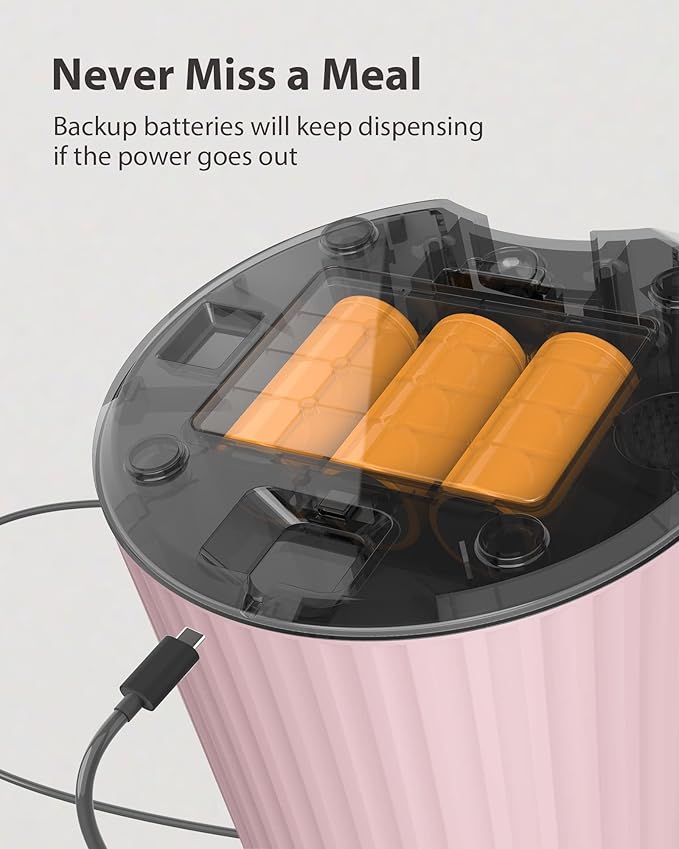 Petory Timed Automatic Cat Feeders, 4L