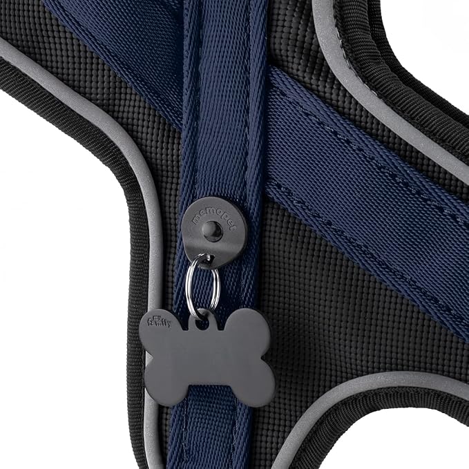 MyFamily Made in Italy Polyester Dog Bib, Your Dog's Master Data Always with You, Smartphone Connection with NFC Technology, Model K, memopet Collection