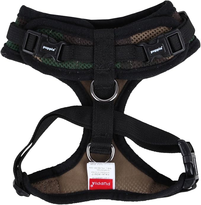 Puppia Authentic Puppia Ritefit Harness with Adjustable Neck, Camo, X-Large (Pack of 2)