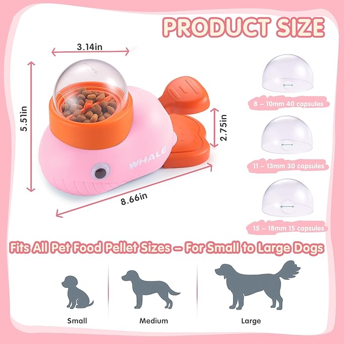 Interactive Dog Toys & Cat Toys for Indoor Cats, Dog Puzzle Toy Slow Feeder Bowl, Puppy Enrichment Toys, Interactive Cat Toys, Dog Feeder Puzzle Toy for Smart Dogs to Keep Them Busy