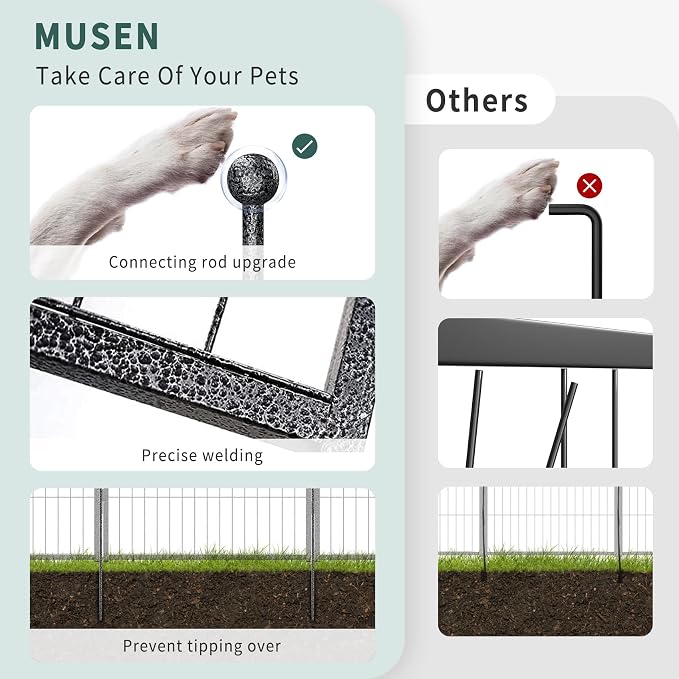 Musen Dog Playpen, 32in 16 Panels