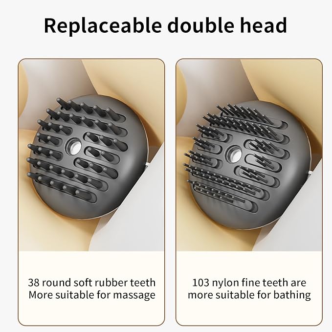 Cats Comb Pet Grooming Tool Rechargeable Sprayer Brush for Loose Furs Removal Cats Dogs Massage Grooming Pet Hair with Sprayer