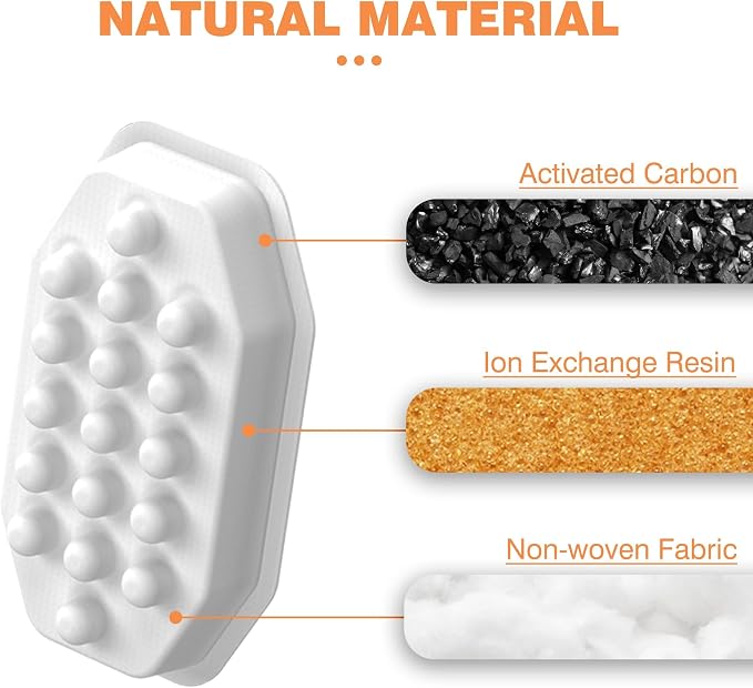 Rellaty Official Cat Fountain Filters Replacement： Pre-Filter Sponges for 3.2L/108oz Automatic Pet Water Fountain - Includes 12 Sponge Filters & 12 Carbon Filters