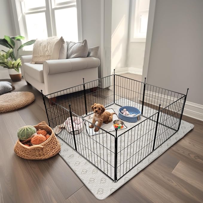FXW MiniPaws Unleashed Dog Playpen, 20in 8 Panels