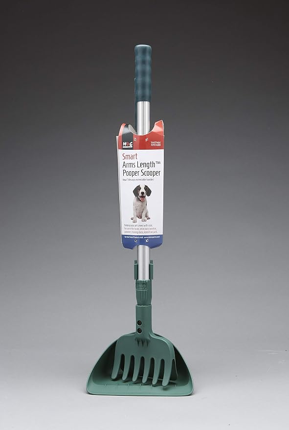 MDC Arms Length Pooper Scooper, Ideal for use on Grass or Paths for All Animal Waste Collection