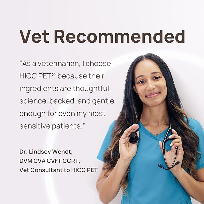 HICC PET Toothbrush for Cats & Small Dogs, Vet-Recommended Ergonomic Pet Toothbrush for Easy Teeth Cleaning, Gentle on Gums, Cat & Dog Dental Care, Improves Oral Hygiene. Toothpaste Not Included