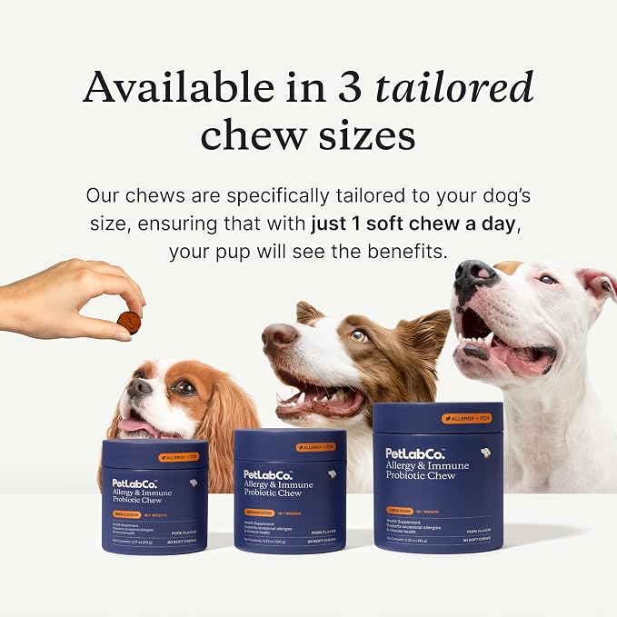 PetLab Co. Allergy & Immune Chews - Medium Dogs, 30ct