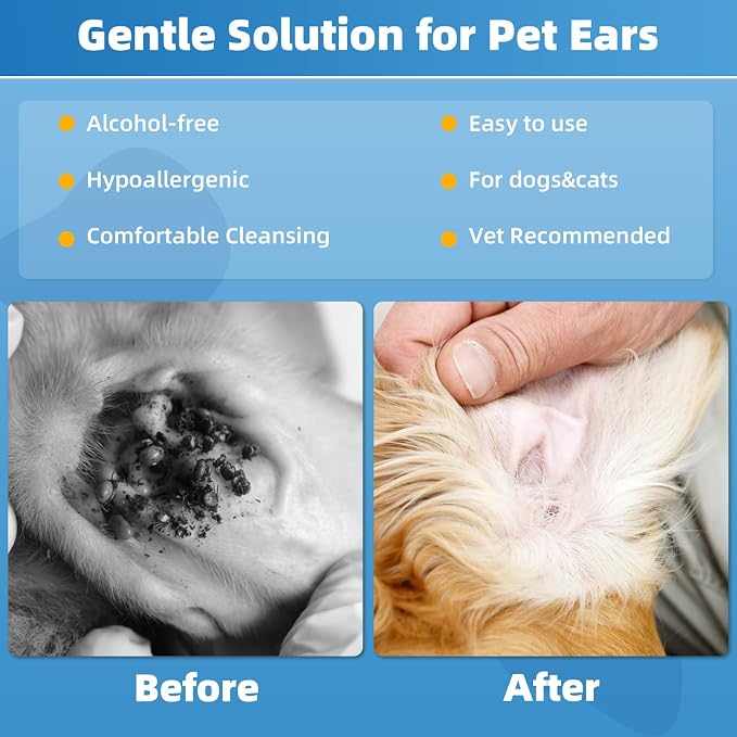 Dogcator Charcoal Puppy Pads with Dog Ear Wipes for Odor Control, 120 Pack Ear Wipes for Dogs, 40 Count Charcoal Pee Pads, Disposable Pet Care Supplies, Effectivly Remove Bad Smells