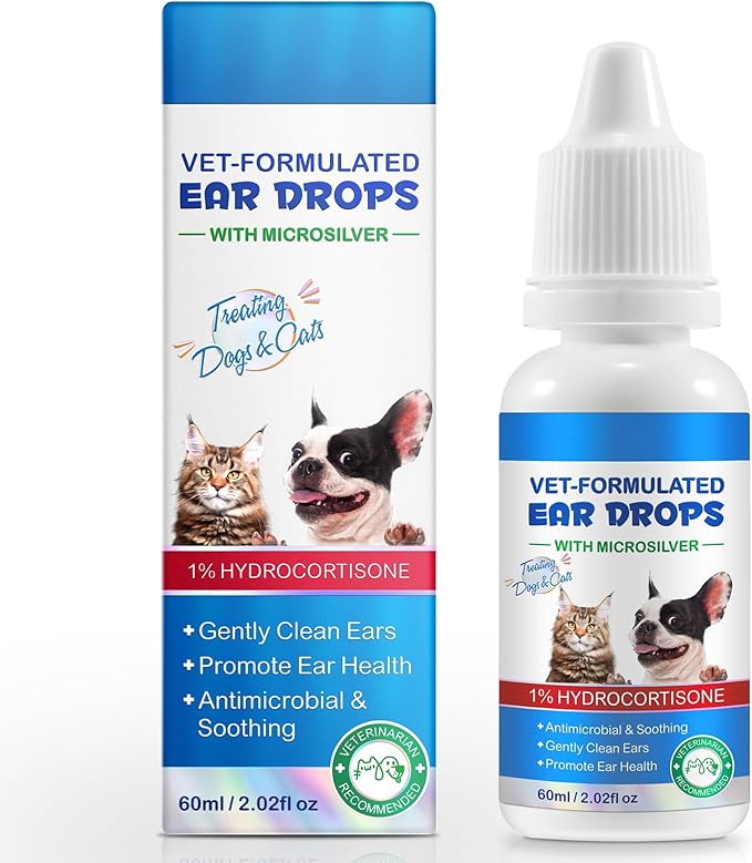 Ear Mite Treatment for Dogs & Cats, Fast-Acting, 0.75 fl oz