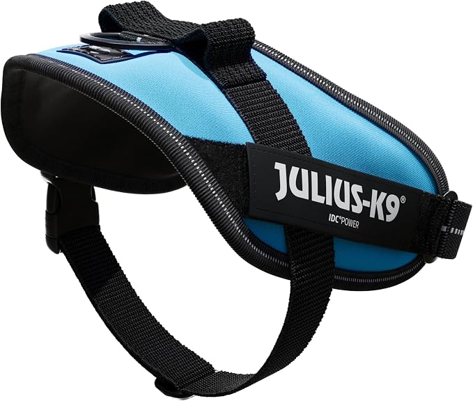 Julius-K9, 16IDC-AM-M, IDC Powerharness, Dog Harness, Size: Mini, Aquamarine