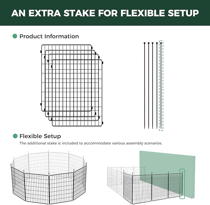 FXW MiniPaws Unleashed Dog Playpen, 32in 4 Panels