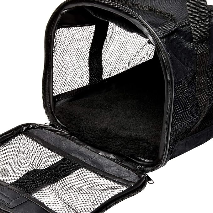 Petmate Soft-Sided Kennel Cab Pet Carrier, Black, for Dogs and Cats Up to 15 Pounds (Pack of 3)