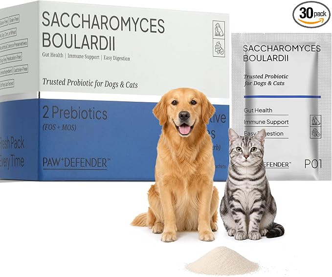 Probiotics for Dogs & Cats,Cat Dog Probiotics for Digestive Health 30 Packs
