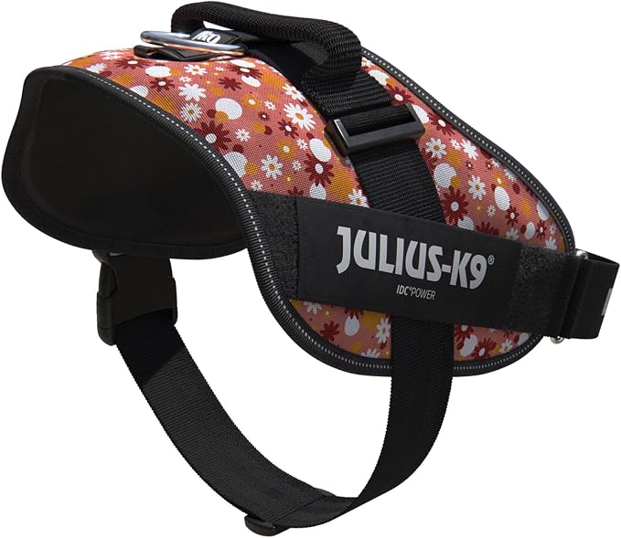 IDC Powerharness, Size: 2XL/3, Pink Flowers