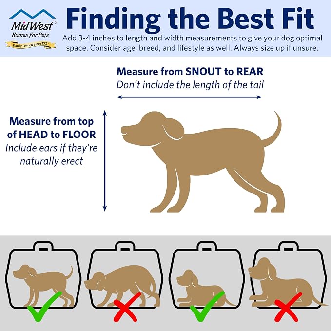Midwest Homes Spree Travel Carrier 24-Inch Hard-Sided Dog & Cat | Hard-Sided Pet Carrier, Steel Door, Ventilated Design, Locking Tabs, Easy Assembly