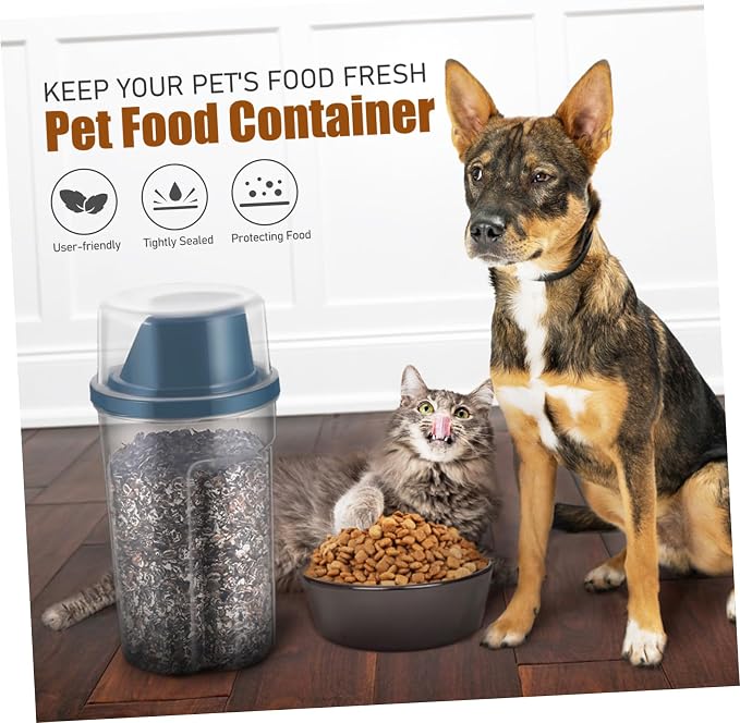 BESPORTBLE 8pcs Airtight Dog Food Storage Container Lids Cat Food Storage Bin Pet Supplies, 8-Pack