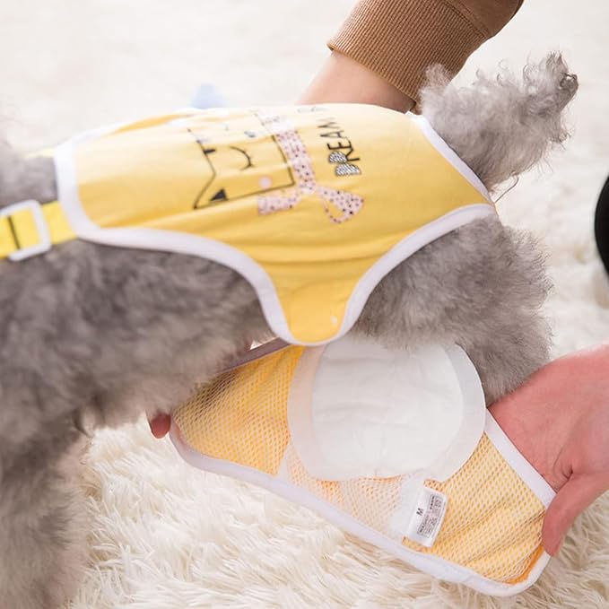 30pcs Disposable Booster Pads Pet Diaper Liners Inserts for Male Female Dog Cat Belly Bands Washable Panties