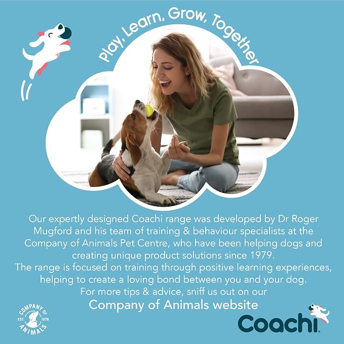 Company of Animals Coachi Training Dumbbell | Size Small | Floats, Long Distance Throwing, Classic Retrieval Toy, Gundog & Puppy Training. Super Tough & Strong, Suitable for Small Dogs