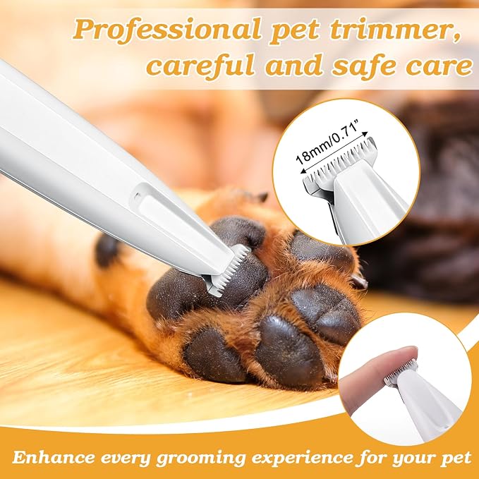 Palksky Dog Paw Trimmer, 2-Speed Grooming Kit